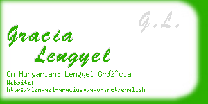 gracia lengyel business card